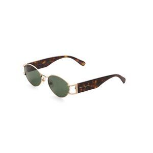 FRENCH CONNECTION Gold Round Sunglasses